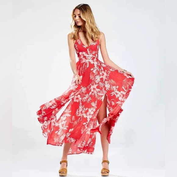 Free People Dresses & Skirts - New Free People Lille Printed Maxi Dress!!🔥🔥🔥
